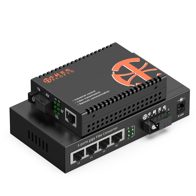 單模單纖SC 1光4電+1光1電 10KM