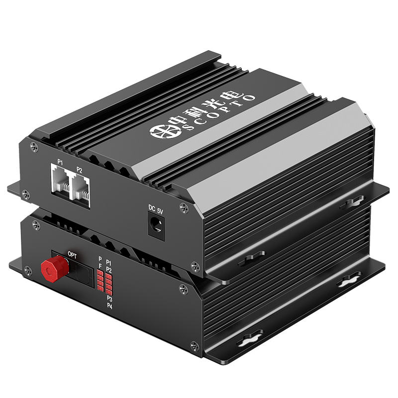 工業(yè)級(jí) 2路電話光端機(jī) FC接口